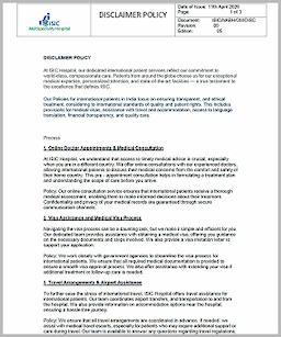 Comprehensive Policy Manual for International Patient Care & Medical Value Travel – ISIC
